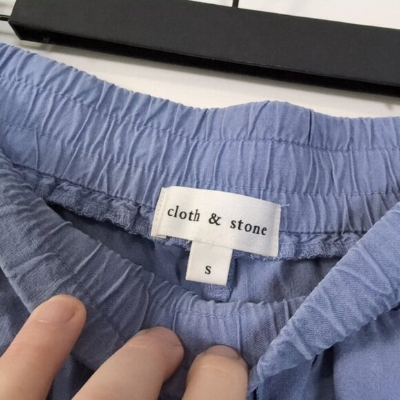 Anthropologie Cloth & Stone Lounge Coastal Lightweight Lyocell Slouchy Pants S - Picture 4 of 8